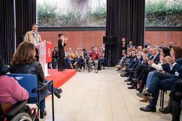 Los socialistas de Telde arropan a un Pedro Sánchez convencido del triunfo de su partido en las Islas/Acfi Press y TA.